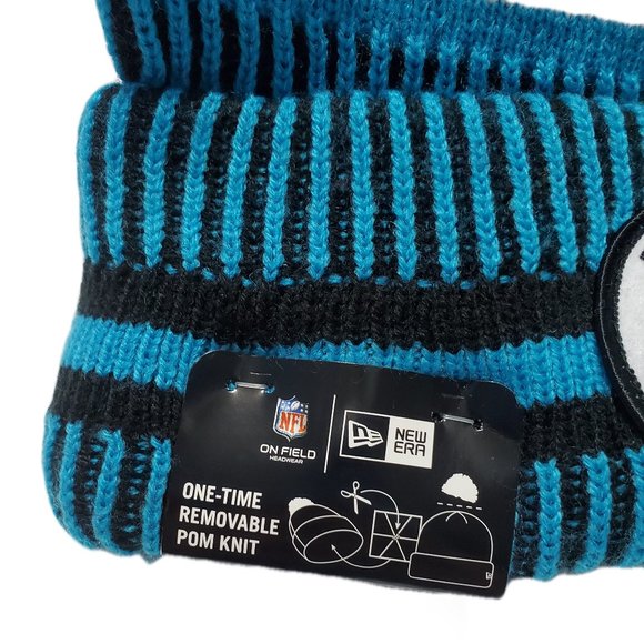 NFL Carolina Panthers Pom Knit Hat - Picture 2 of 5